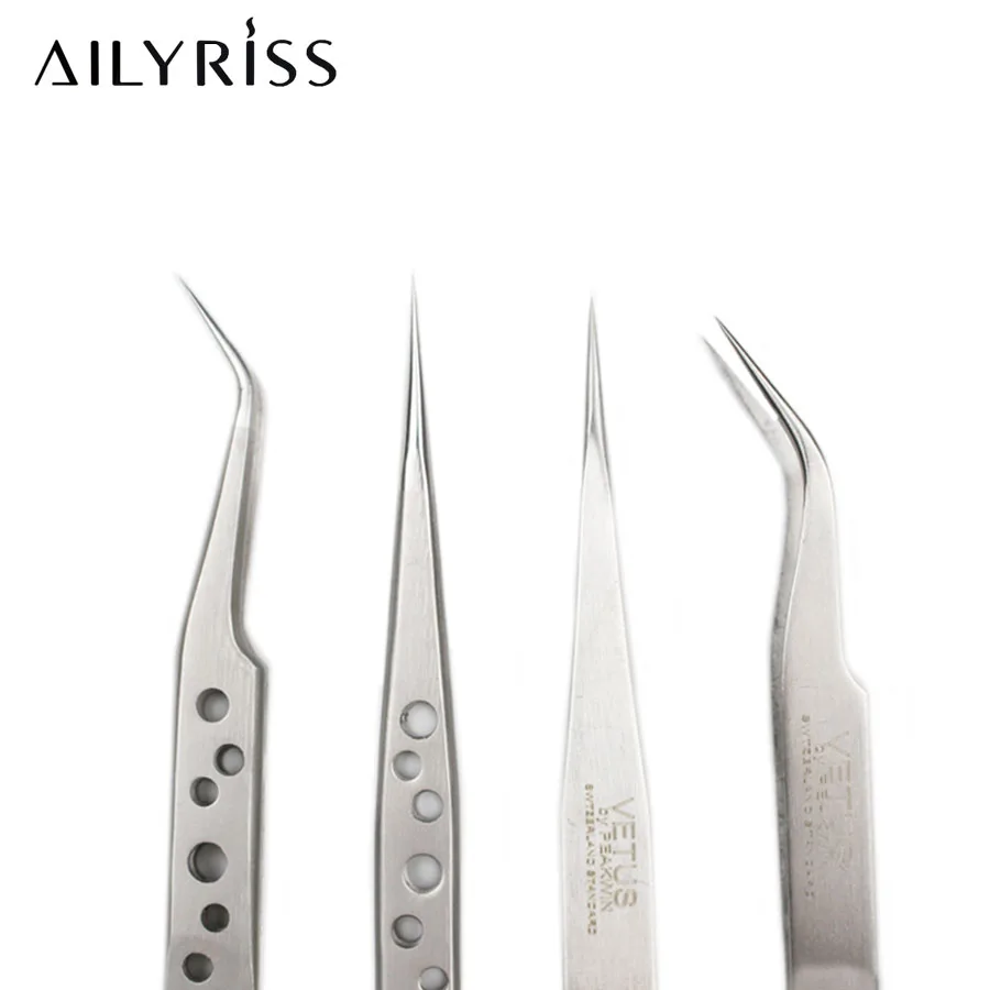 Антистатические высокоточные пинцеты из нержавеющей стали 1/2 шт. для