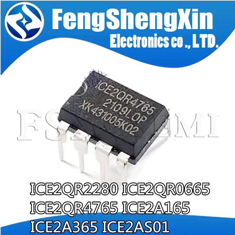 

5 шт. ICE2QR2280Z ICE2QR2280 DIP 2QR2280Z DIP-7 ICE2QR0665 ICE2QR0665J 2QR0665 ICE2QR4765 2QR4765 ICE2A165 ICE2A365 ICE2AS01 DIP8