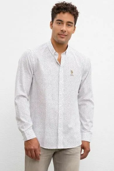 U.S. POLO ASSN. Мужской тканый гомлек | Мужская одежда