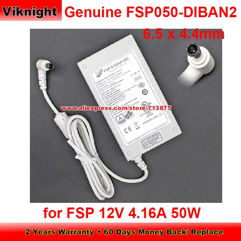 

Оригинальный адаптер переменного тока 12 В 6,5 а для FSP FSP0050-DIBAN2 9NA0502621 50 Вт зарядное устройство с разъемом 4,4 x мм