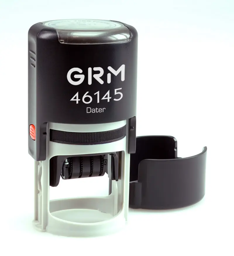 GRM 46145 Plus Датер с полем для текста д. 45 мм | Канцтовары офиса и дома