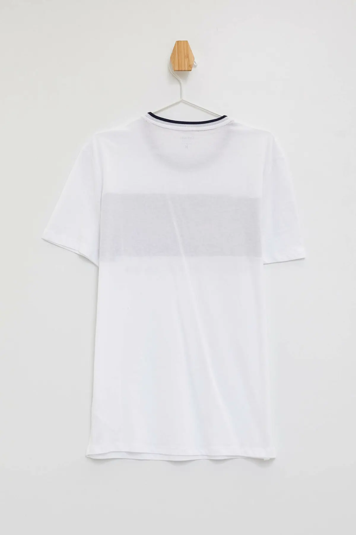 Дефакто летняя Простая мужская футболка с круглым вырезом свободная хлопковая