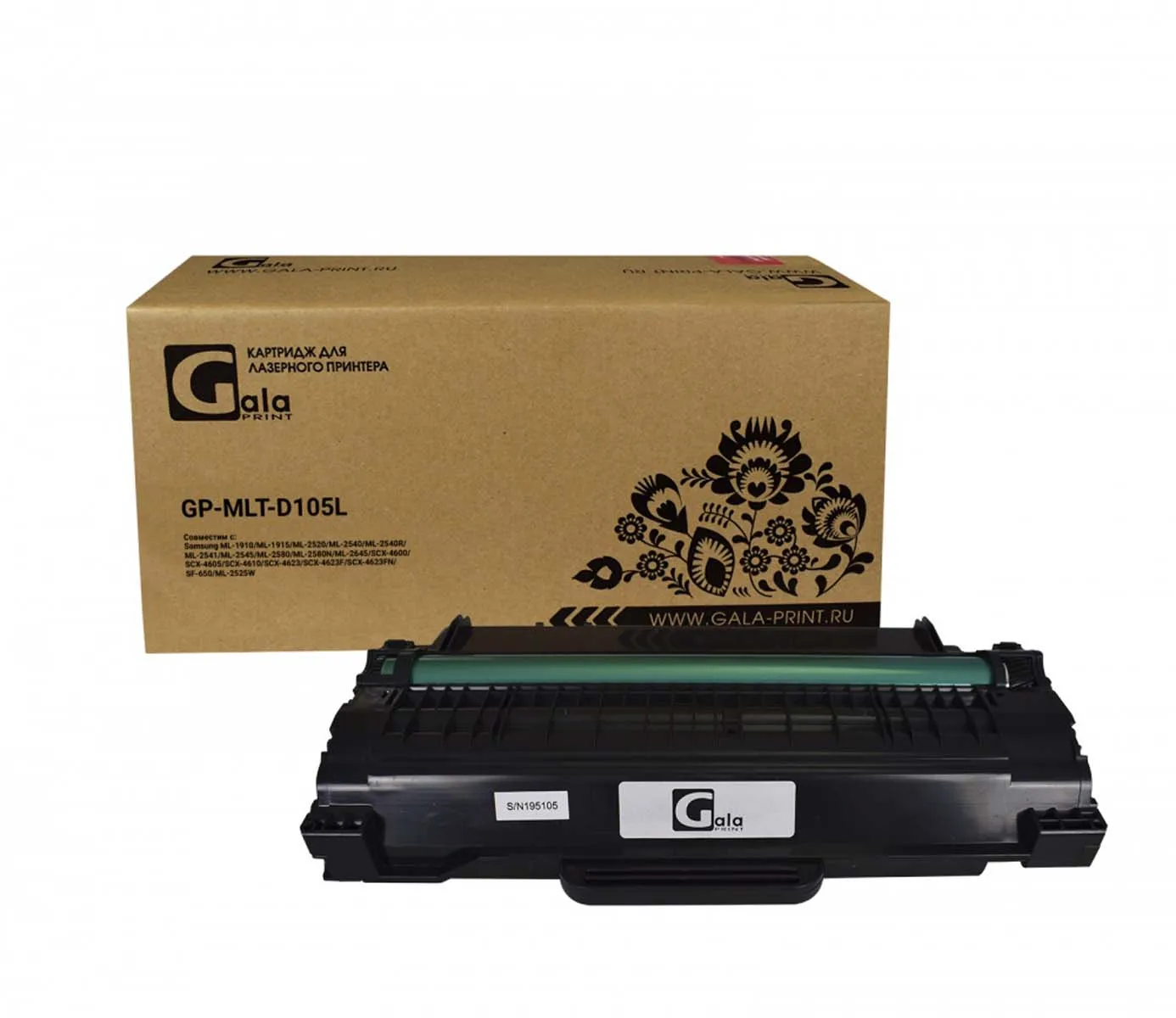 Картридж MLT D105L для Samsung SCX 4600 4623F 4623 ML 2525 4623FN GalaPrint|Картриджи с тонером| |