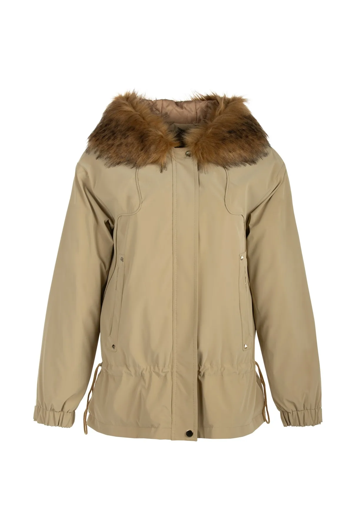 SERESSTORE Fur Hooded Coat Women's jacket Women's spring jacket women's jacket spring 2022 down jacket women's winter 2022