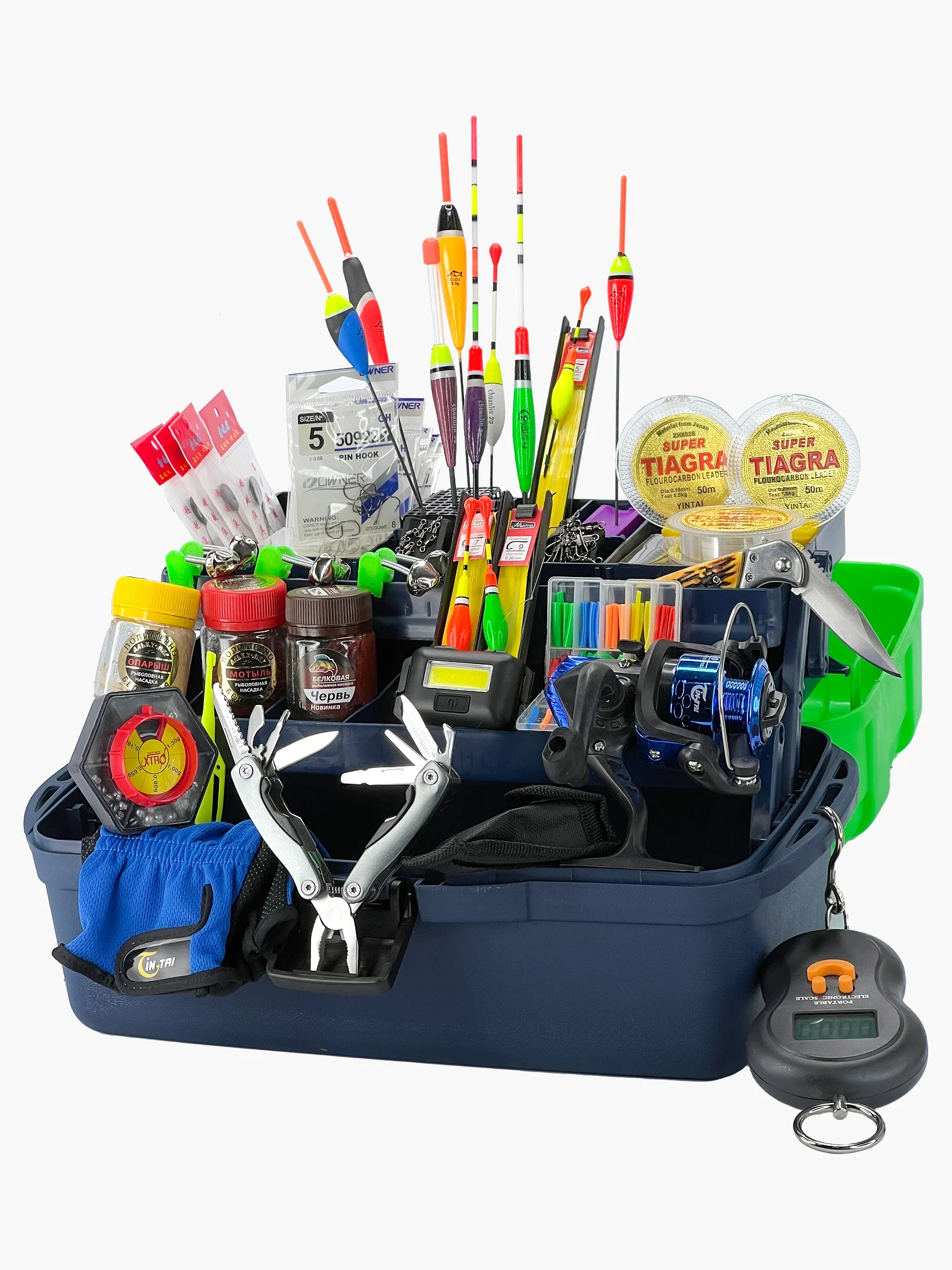 Рыболовный набор "УЛОВ 200" для рыбной ловли. / Рыболовный набор "УЛОВ мини" для рыбной ловли