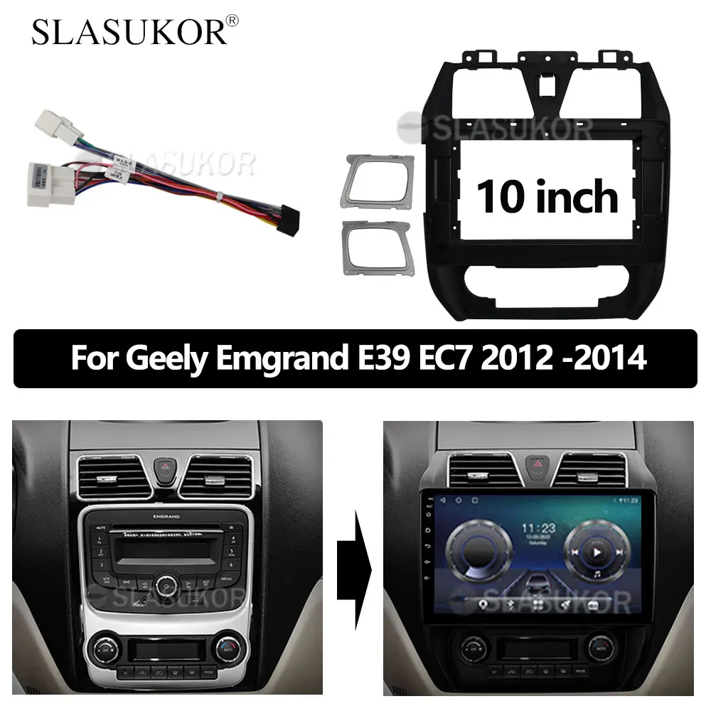 10-дюймовая панель подходит для Geely Emgrand EC7 EC715 EC7-RV EC718 2012 2013 2014 Рамка монтажа