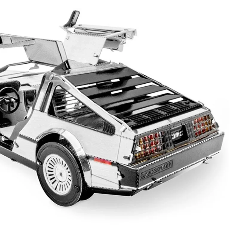 

3D Metal Puzzle Kit Movie Time Retro Car Assembly Puzzle Collection Toy DIY Laser Cutting Model Child Adult Birthday Gift