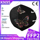 5-100 шт 5 слоев CE FFP2 маска для взрослых с высокой плотностью KN95 Маска Защитная лицевая маска KN95 mascarillas certificadas детей
