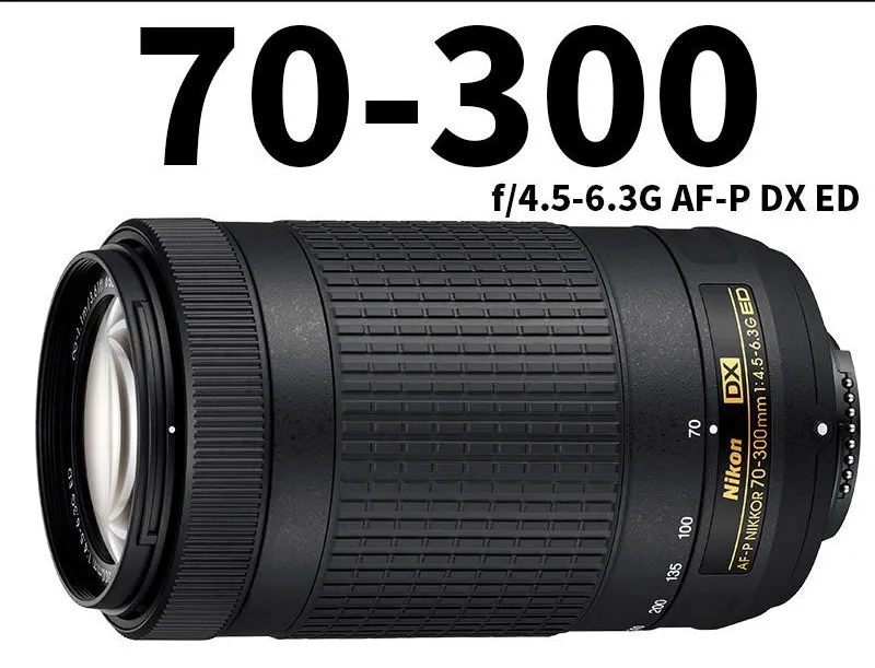 Новый объектив Nikon 70-300 AF-P DX мм f/4 5-6 3G ED для D7200 D7100 D5600 D5500 D5300 D5200 D3400 D3300 D500 |