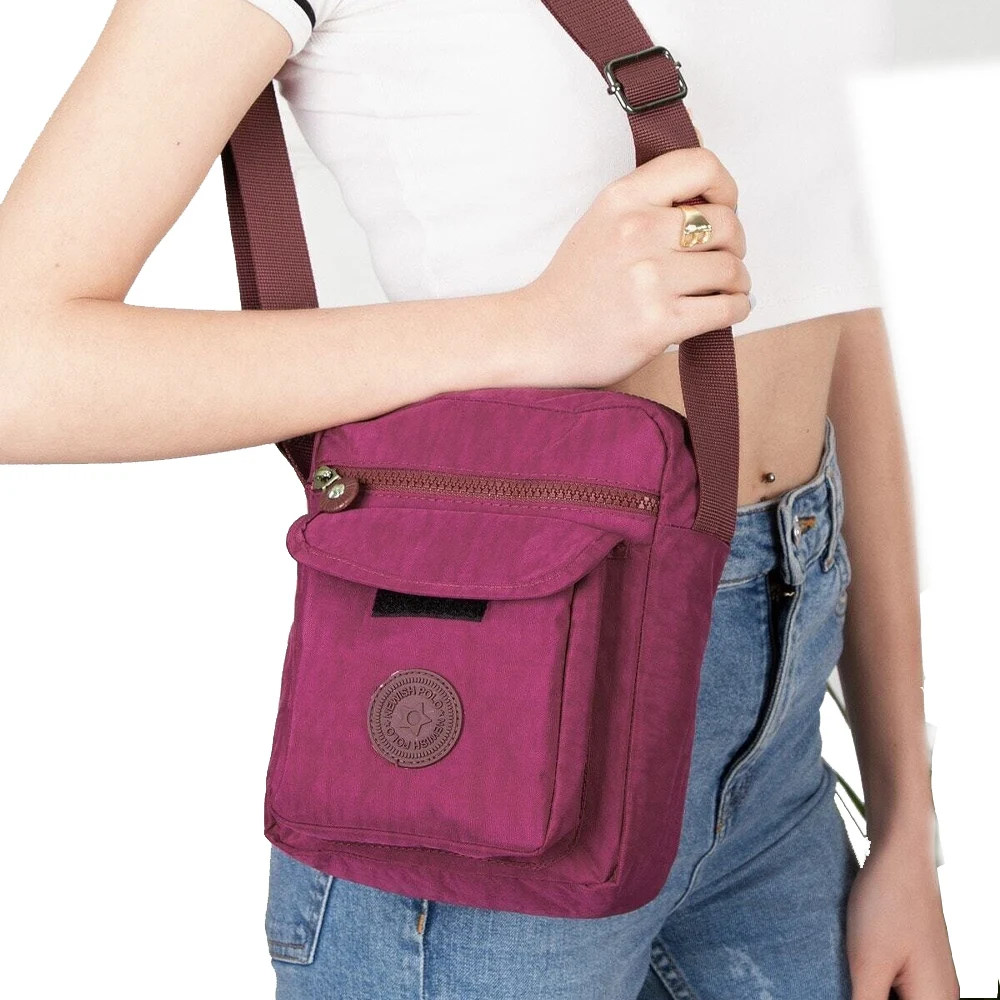 

Av A Dos Black Women's Velcro Closure Adjustable Strap 2022 Fashion Shoulder Messenger Daily Travel Bag