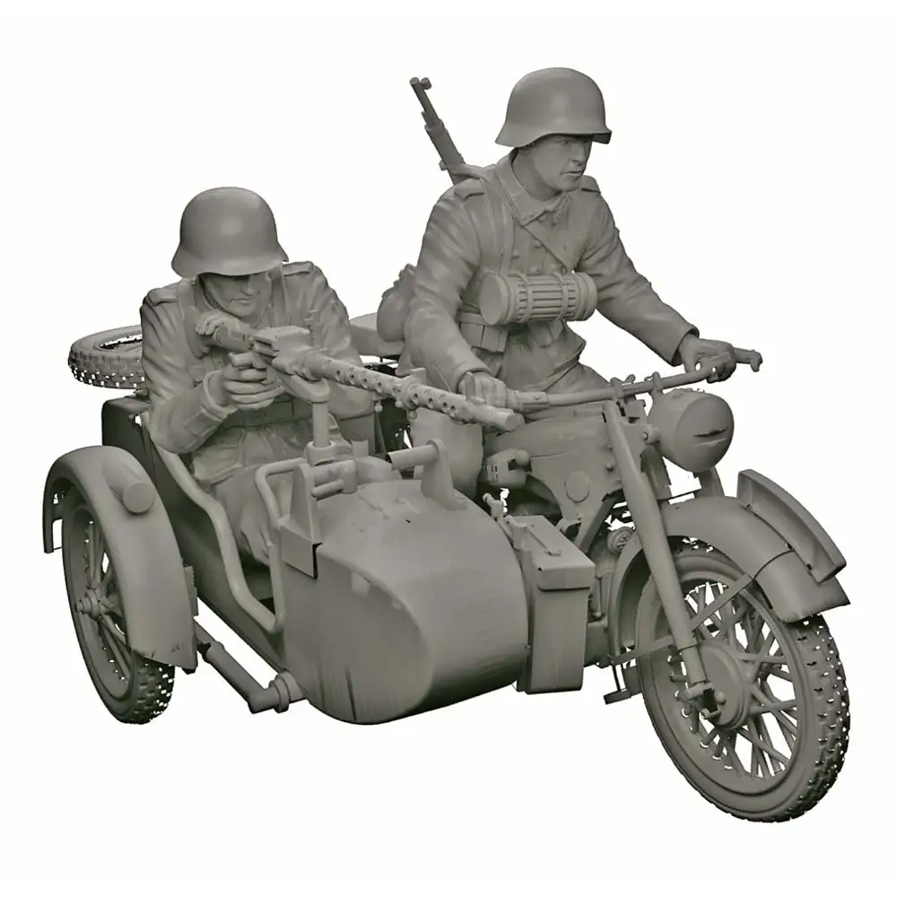 Сборная модель &quotНемецкий мотоцикл БМВ Р-12 с коляской&quot ZVEZDA 3607 масштаб 1/35