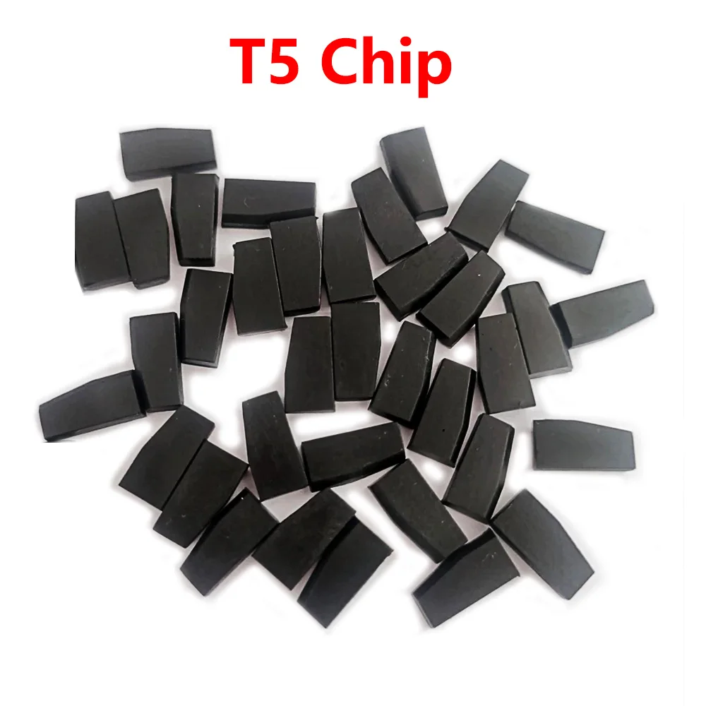 

New ID Chip T5-20 Transponder Chip Blank Carbon T5 Cloneable Chip for Car Key Cemamic T5 Chip 10pcs/lot