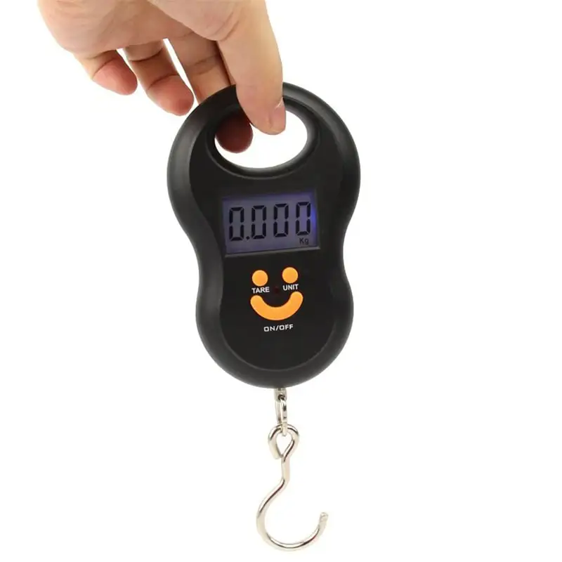 Портативные электронные весы безмен для багажа PORTABLE ELECTRONIC SCALE от 0 045кг до 50 кг TG0004