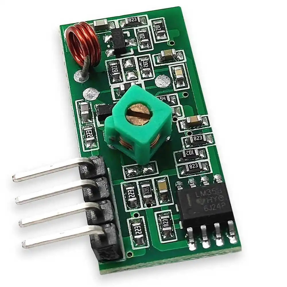 Модуль передатчика и приемника беспроводной связи радиочастотный 433 МГц TX RX для