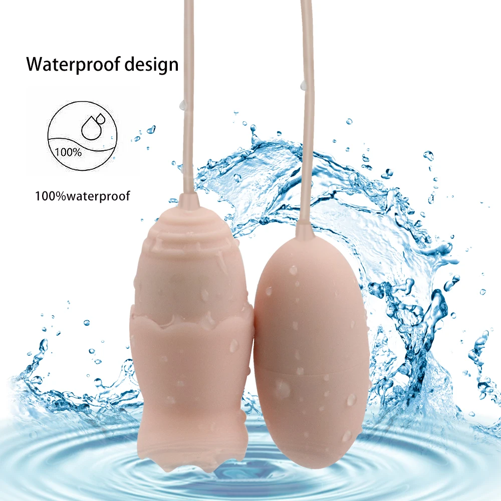 12 Скоростей двойной прыжок яйцо вибратор для женщин телефон соска вагинальный USB