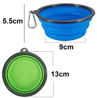 

CAT AND DOG foldable food bowl
