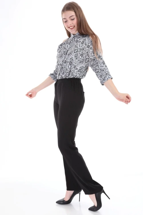 Классические брюки из крепа | Женская одежда