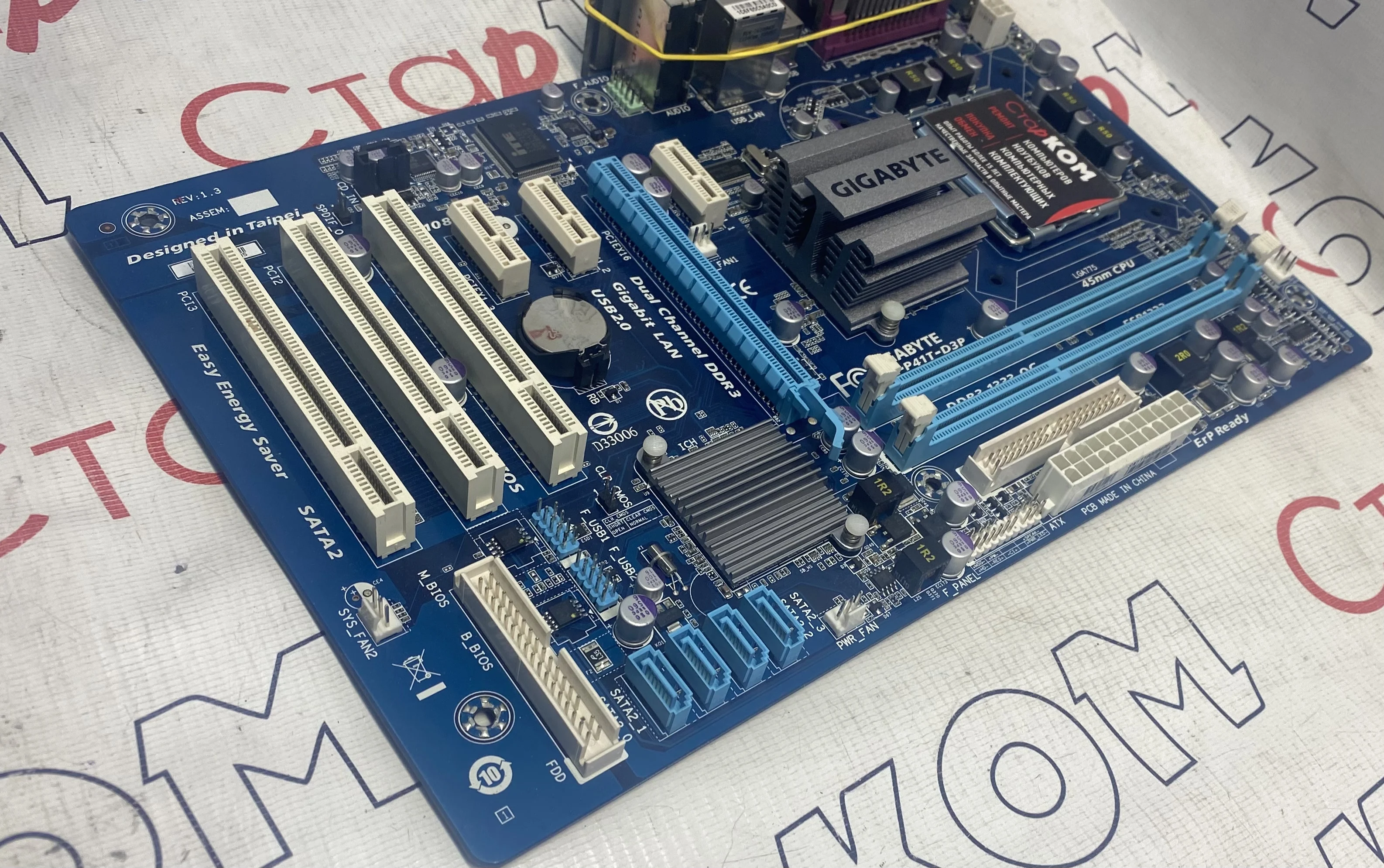 Материнская плата GIGABYTE GA-P41T-D3P LGA775 | Компьютеры и офис