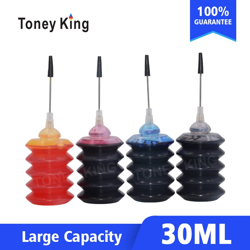Toney King 4 цвета 30 мл набор чернил для принтера Brother LC 123 223 65 75 3719 картриджи lc123 lc223 lc65