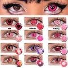 Линзы контактные Irislens цветные, 1 пара, розовые