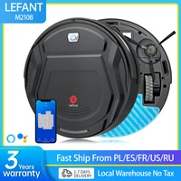 lefant m210b mini robot vacuum cleaner 1800pa pet hair app control household sweeping machine wuth wet mopping vacuum cleaner