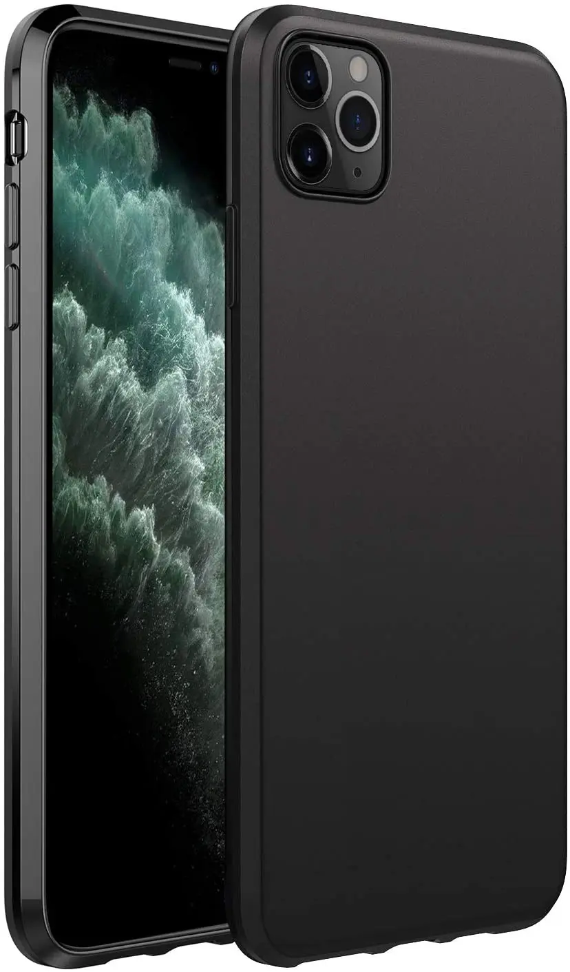 

EasyAcc Ultra Thin Case for iPhone 11 Pro Matte Black Slim Fit TPU Phone Cases Soft Back Protective Cover for iPhone 11Pro 5.8