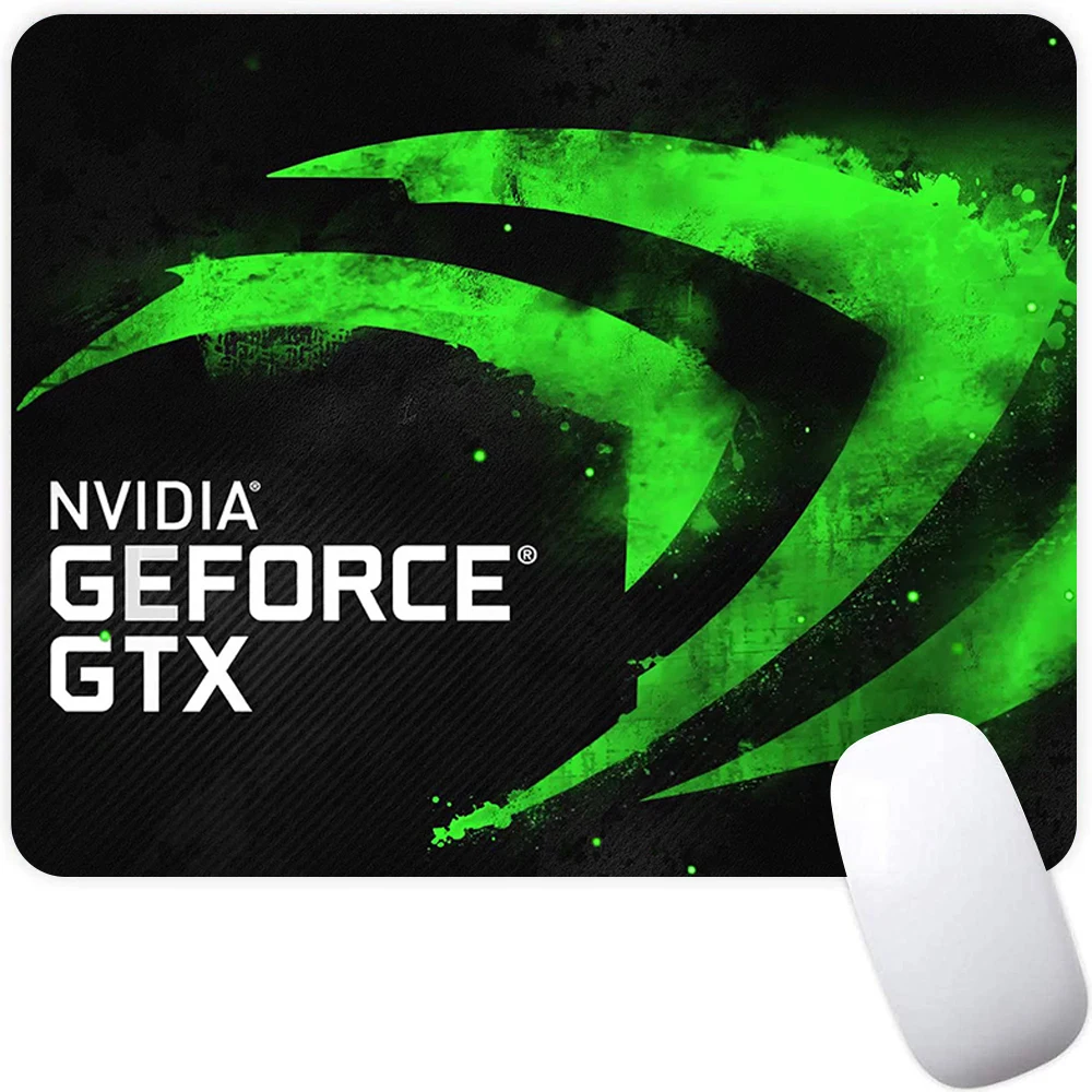 Игровой коврик для мыши Nvidia маленький Коврик компьютерной геймеров ноутбука