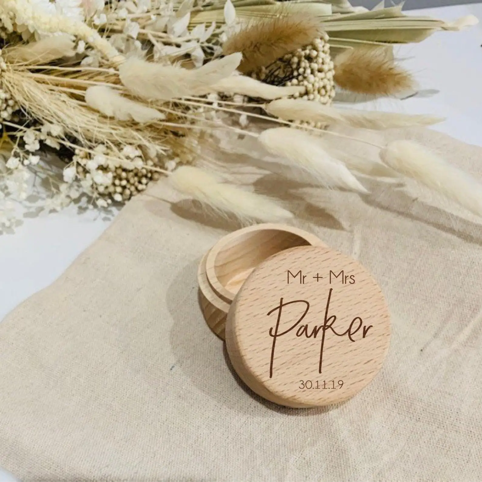 

Персонализированная Коробка для колец/коробка для колец для свадьбы/коробка для обручальных колец/коробка для колец на заказ/коробка для к...