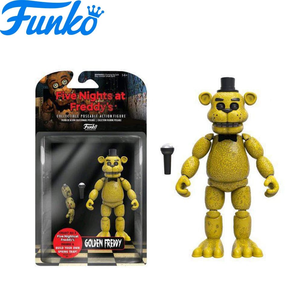 Подвижная фигурка золотой фредди &quotПять ночей фредди&quot|Игровые фигурки и