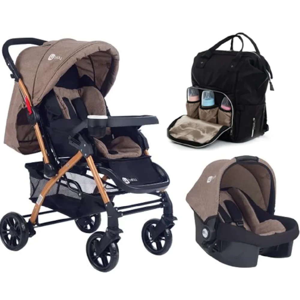 Reverse Reversible Baby Stroller Mother Bag High Landscape Folding Baby Carrier New Born Travel Bed Baby Accessories