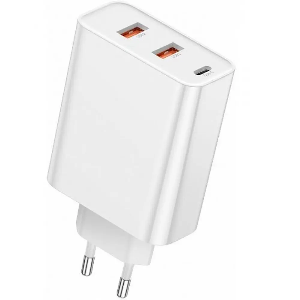 Сетевое зарядное устройство Baseus PPS three output quick charger (C+U+U) 60W EU|Зарядные устройства