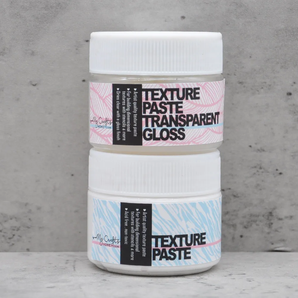 Pasta viscosa de textura, pintura de Color, plantilla de &aacute;lbum de recortes, almohadilla de impresi&oacute;n, mate transparente, pasta de moldeo de alto brillo-1