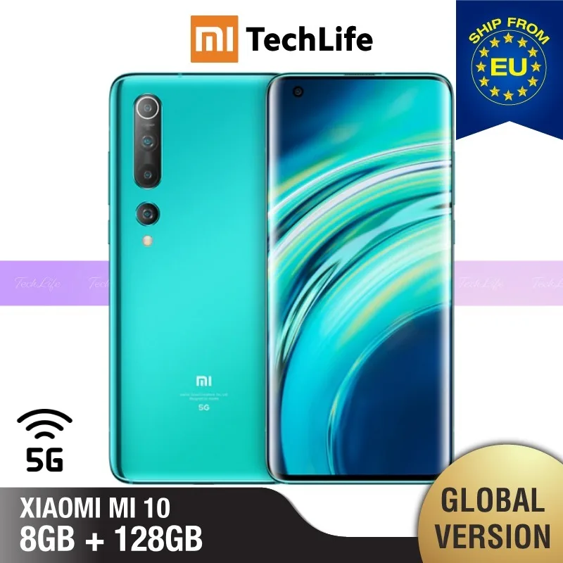 Глобальная версия Xiaomi Mi 10 8 ГБ RAM 128 Гб ROM (абсолютно новый/Герметичный) mi10 mi