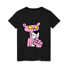 Женская футболка хлопок Розовая пантера (3)