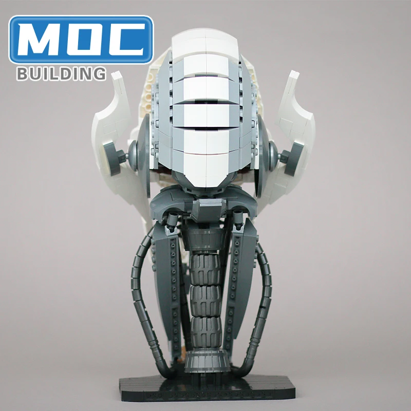 Шлем из серии Звездные войны модель белый общий бюст новые идеи по фильму