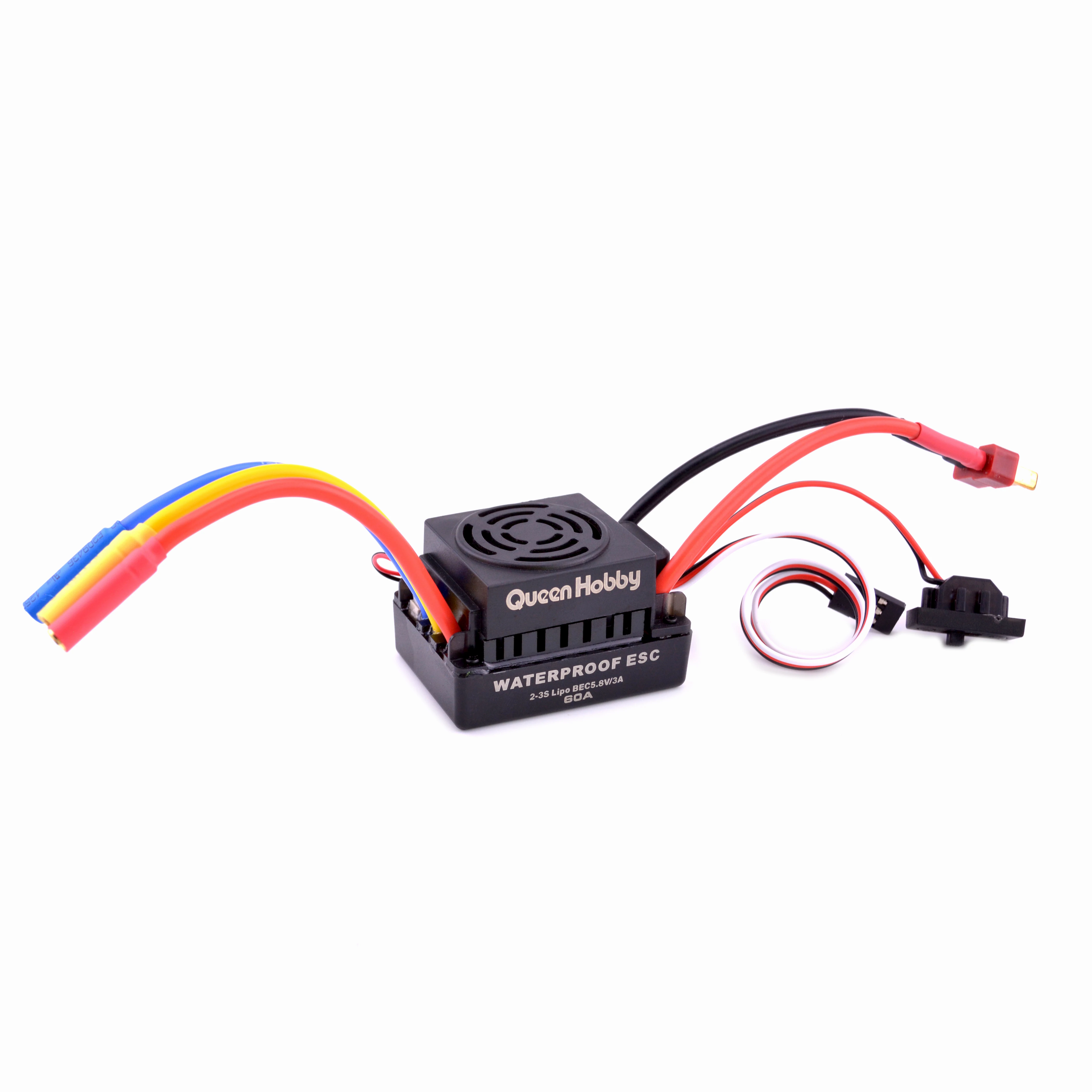 Водонепроницаемый Бесщеточный Регулятор Скорости 60A 80A 120A ESC с 5 8 V / 3A BEC для 1/10 1/8 RC
