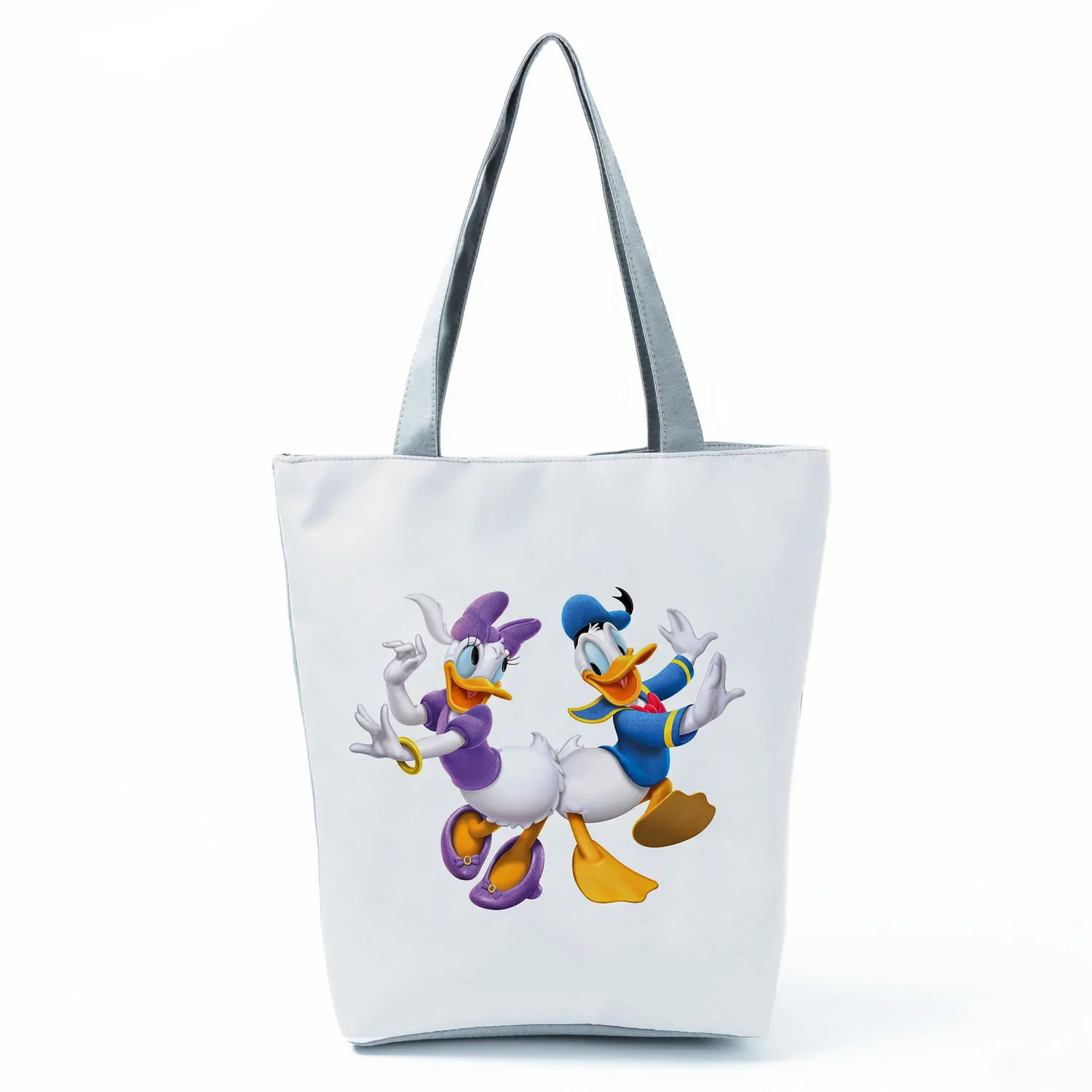 

Disney «Дональд Дак» Сумочка с принтом Для женщин сумка через плечо высокого Ёмкость Эко многоразовые сумки для покупок пляжная сумка может по...