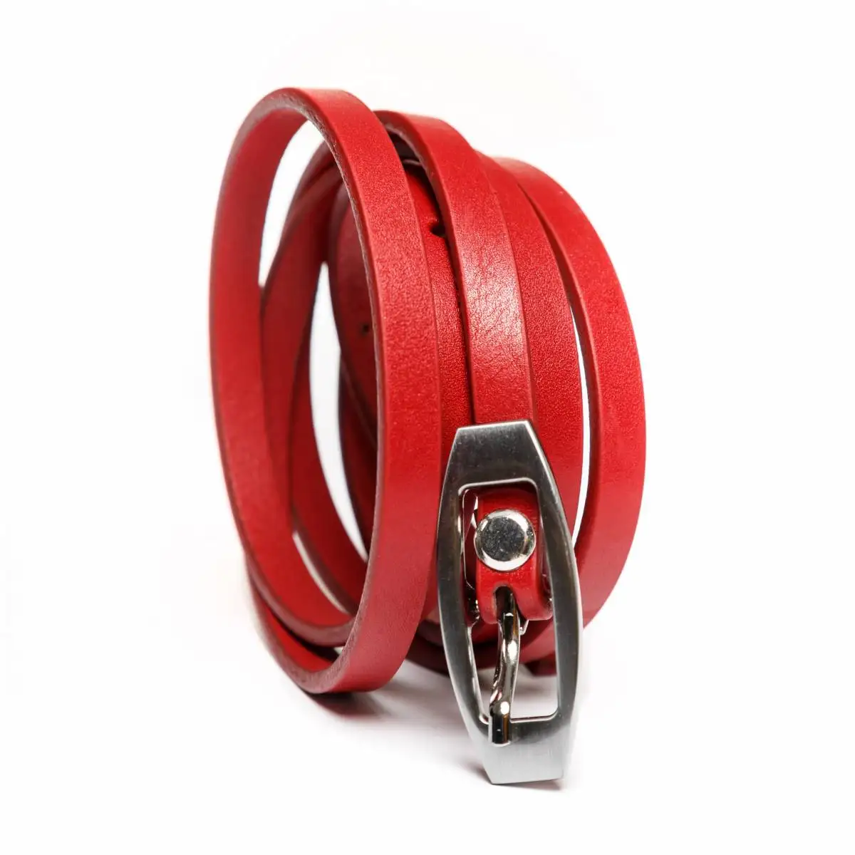 Женский кожаный ремень Lakestone Almeda Red| |