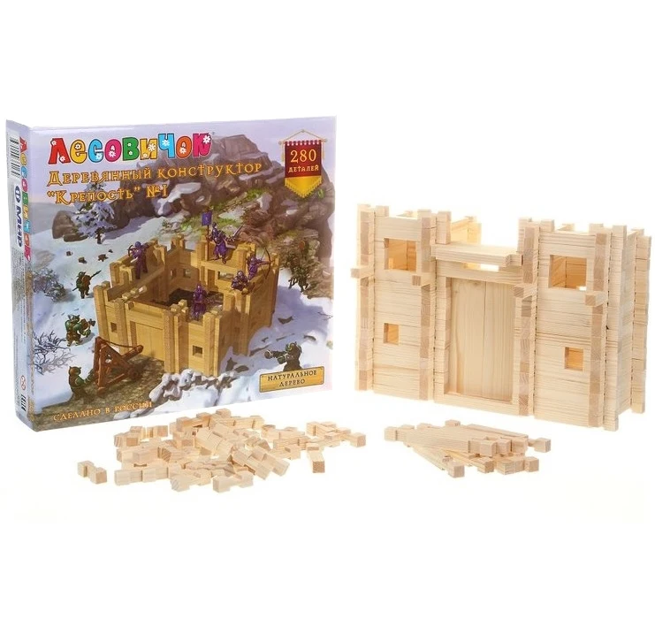 Wooden designer &quotfortress&quot № 1 280 parts les 017 | Игрушки и хобби