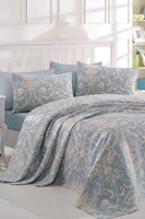 2021 pique set with pillowcase duvet cover sets bed linen sheet modern canvas blue single size quilt covers bedclothes
