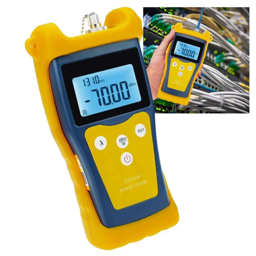 

New Fiber Optical Optic 110V Power Meter Tester -50 ~ +26 dBm Telecommunications Engineering Maintenance Cabling System