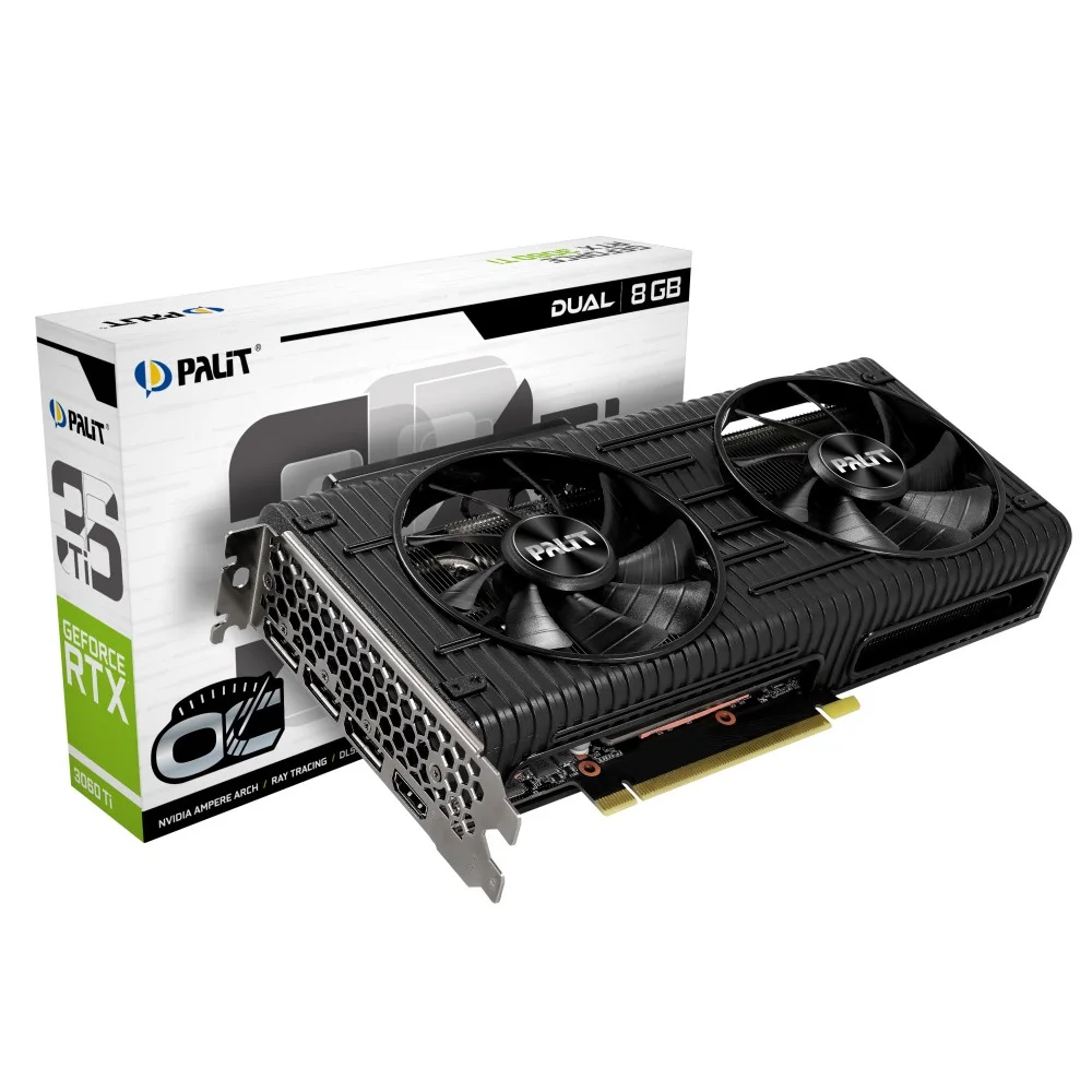 Видеокарта PALIT RTX3060TI 8GB LHR PCIE16 PA-RTX3060 TI DUAL OC | Компьютеры и офис