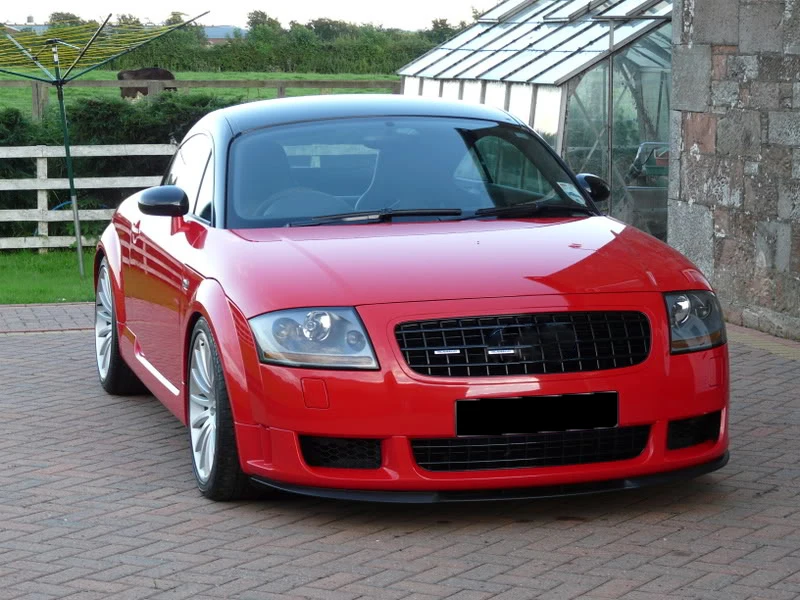 Бампер передний Audi TT Mk1 CUPRA R 3 шт. черный бампер диффузор для шести спойлеров