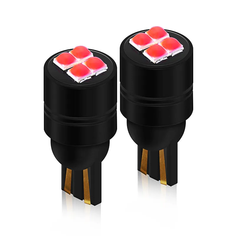 

2 PCS T10 W5W/194/168 LED Lamp Bicycle Police Brake Light Car Tail Bulb Brake Lights Reverse Lamp Daytime Running Signal Light