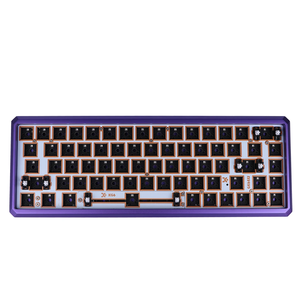 Комплект клавиатуры EPOMAKER GK68X (проводной)/GK68XS (BT) на заказ 68% раскладка печатная