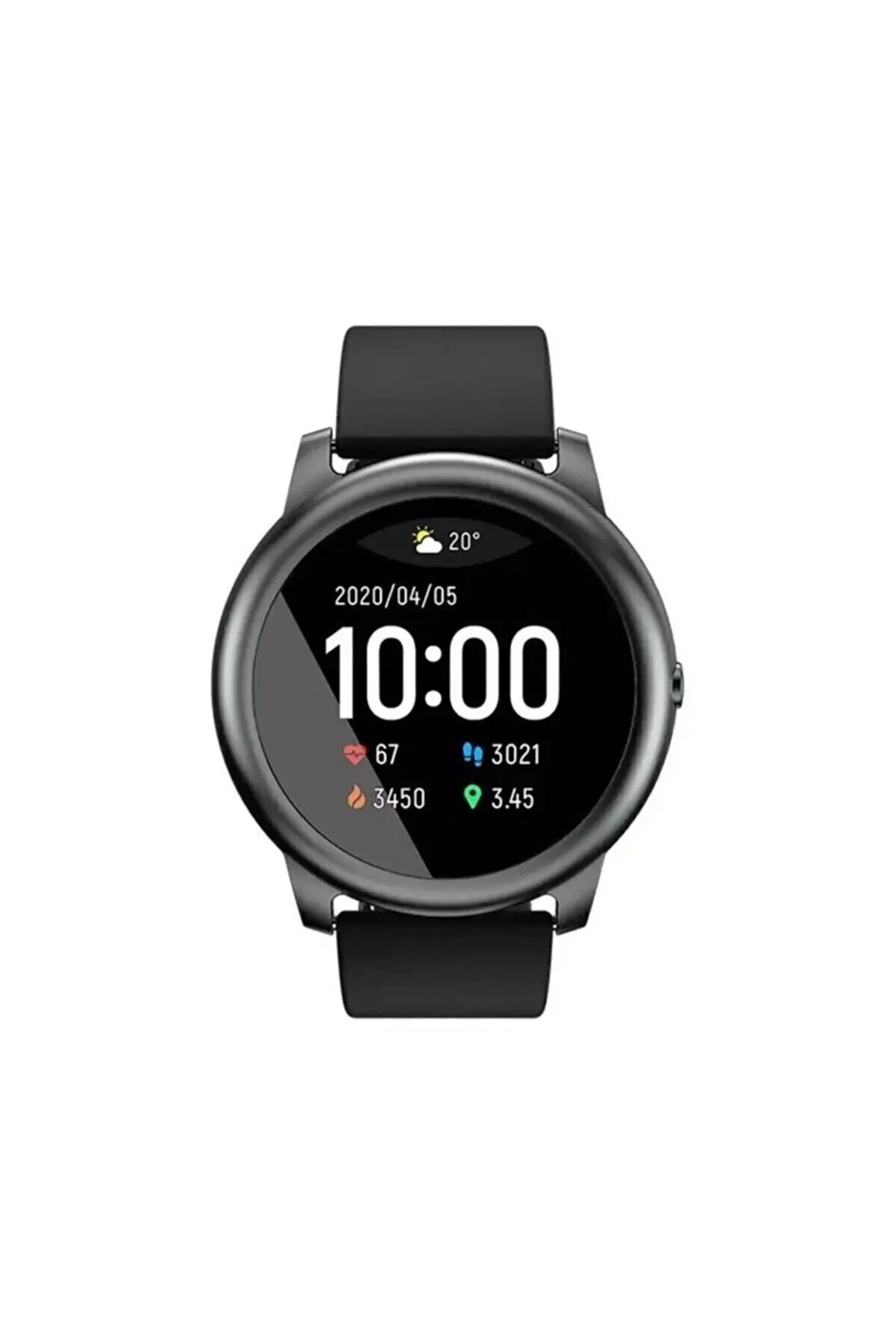 

Solar Ls05 Smart Watch Global Version Wristwatch, IP67 Waterproof, Fitness Tracker, Clock, Music Control, Heart Rate, Step Count