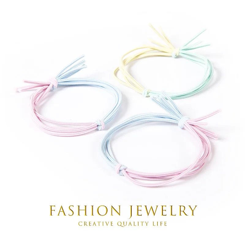 2021 Hair Accessories Hair Bands Headband Hair Rubber Bands Elastic Hair Girl Pearl Bows Hair Ties Ponytail Hair for Women
