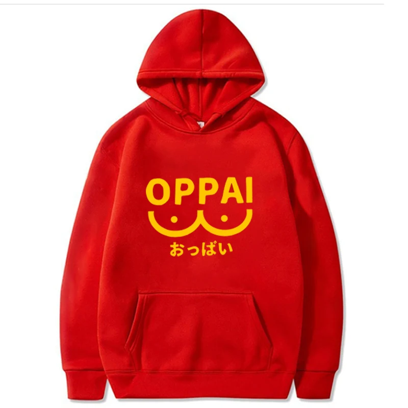 Japanese Anime One Punch Man Oppai  Printed Women/men Hoodies Sweatshirts Casual Tracksuit