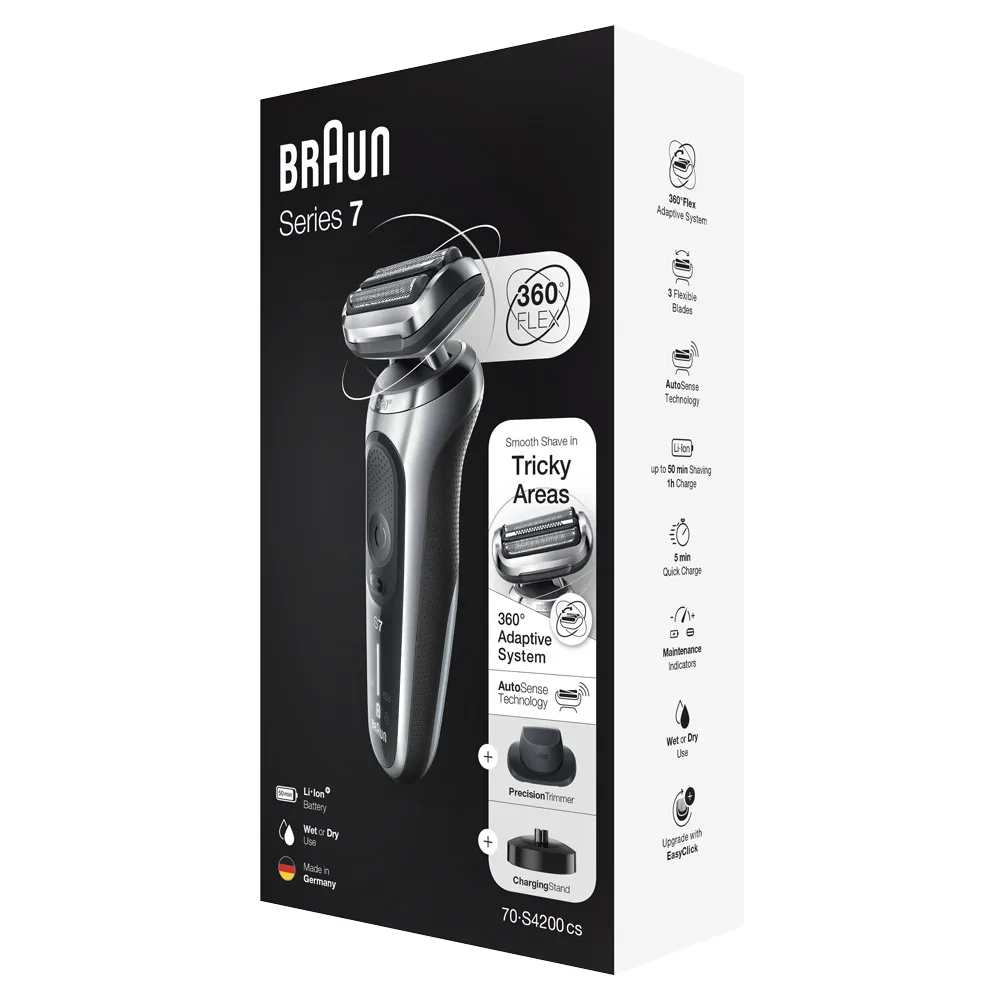 Электробритва Braun Series 7 70 S4200cs Silver|Электробритвы| |
