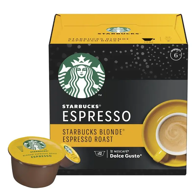 Кофе в капсулах Nescafe Dolce Gusto STARBUCKS Blonde Espresso Roast 12 шт. | Продукты
